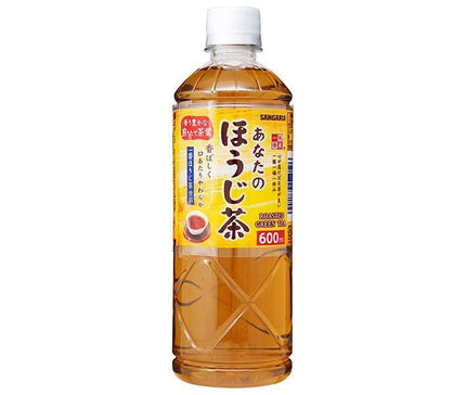 サンガリア 一休茶屋 あなたのほうじ茶 600mlペットボトル×24本入