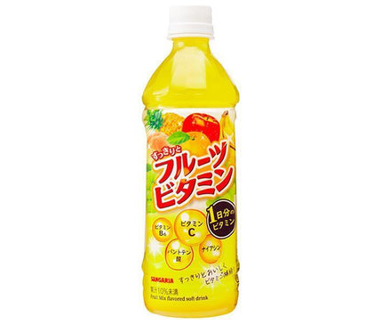 [11/25~ 10% off all products!!] Sangaria Refreshing Fruit Vitamins 500ml PET bottle x 24 bottles