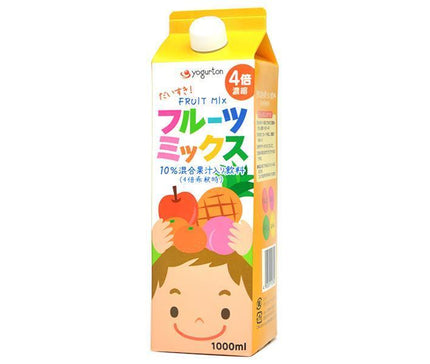 Yogurtn Dairy Fruit Mix 4x Concentration 1000 ml Paquet de papier x 8 pièces 