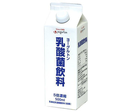 ヨーグルトン乳業 ヨーグルトン 乳酸菌飲料 5倍濃縮 500ml紙パック×15本入