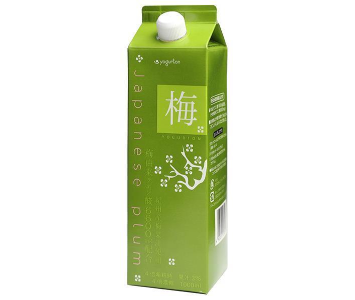 Yogurtton Dairy Ume Yogurtton 4x concentré 1000ml paquet papier x 8 pièces 