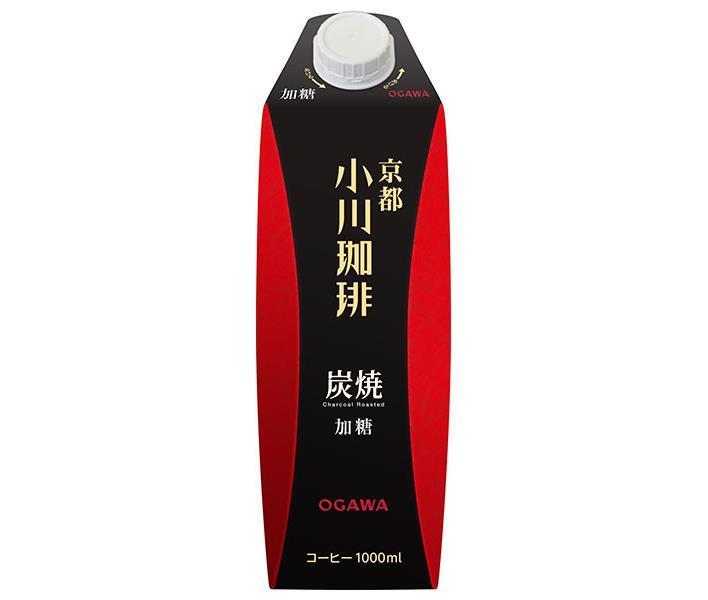 Ogawa Coffee Ogawa Coffee Shop Café au charbon sucré Paquet de papier de 1000 ml x 12 (6 x 2) bouteilles 