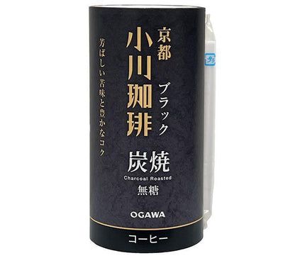 小川珈琲 京都 小川珈琲 炭焼珈琲 ブラック 無糖 195gカート缶×15本入