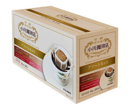 Ogawa Coffee Ensemble d'assortiment de café Ogawa 20 tasses de café filtre (10g x 20P) x 6 boîtes 