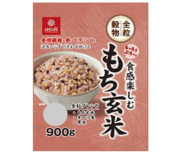 Hakubaku Mochi Brown Rice with a chewy and crunchy texture, 900g x 6 bags 