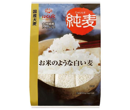 はくばく 純麦 スタンドパック 600g(50g×12袋)×6袋入