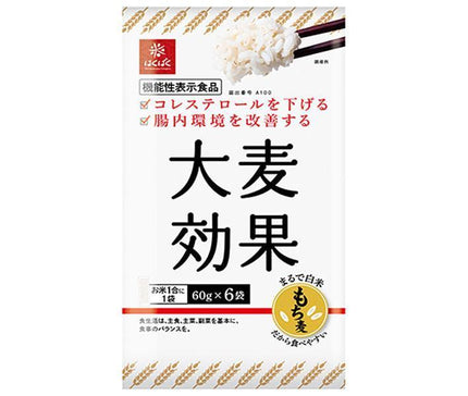 はくばく 大麦効果 360g(60g×6袋)×6袋入