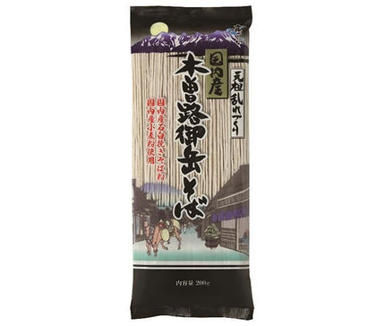 はくばく 国内産木曽路御岳そば 200g×12袋入