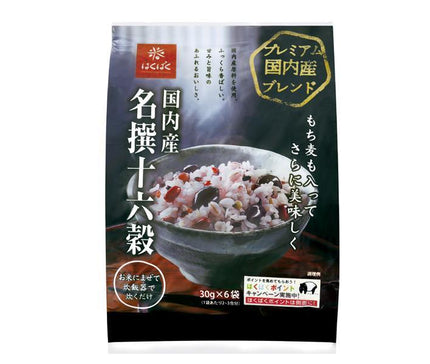 Hakubaku sélectionné localement 16 grains 180g (30g x 6) x 6 sachets 