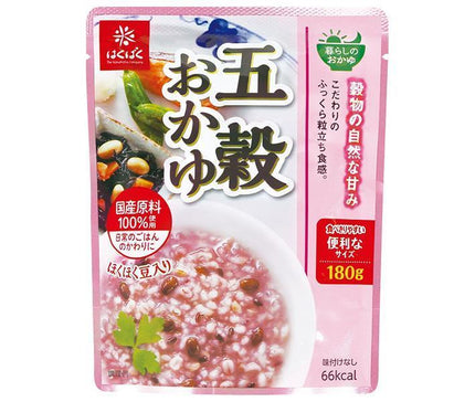 Hakubaku Living Porridge Five Grain Porridge 180g x 24 Bags 