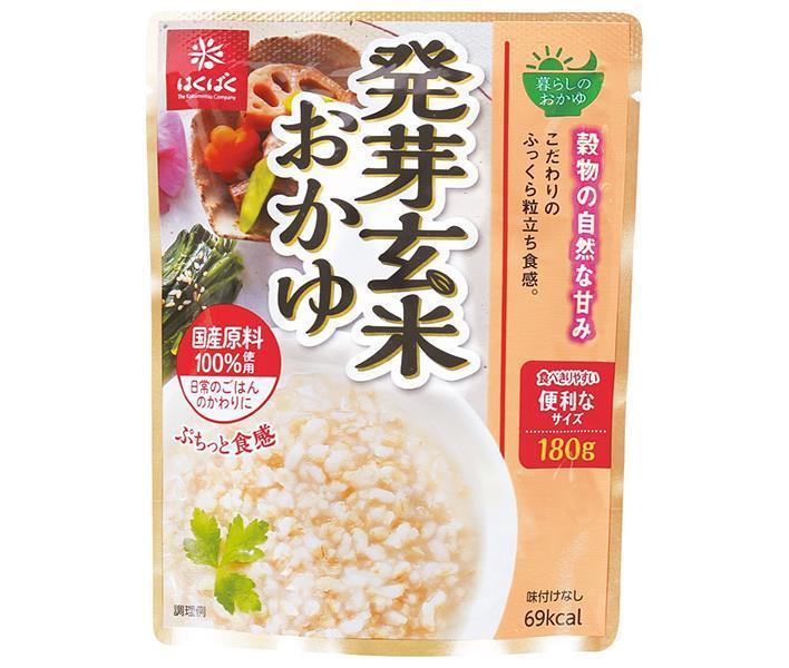 Hakubaku Living Porridge Germinated Brown Rice Porridge 180g x 24 (8 x 3) Bags 