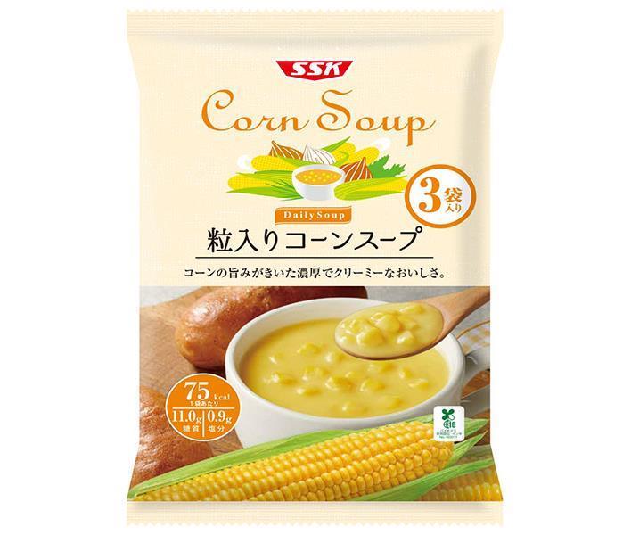 [11/25~ 10% OFF all products!!] SSK Daily Soup Corn Soup with Whole Corn 160g x 3 x 20 bags