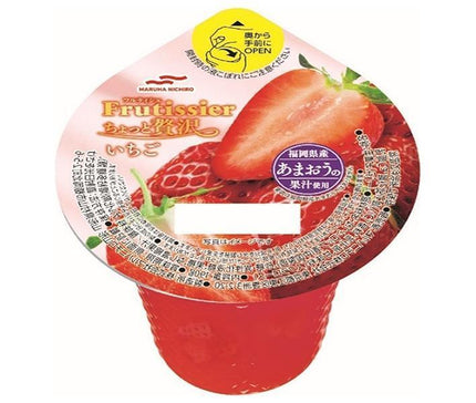 Maruha Nichiro Fruitsier, A Little Luxury, Strawberry, 190g x 24 (6 x 4) pieces 