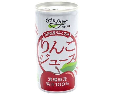 長野興農 濃縮還元 りんごジュース 195g缶×30本入