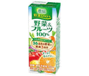 Snow Brand Megmilk Agricultural Cooperative Vegetable Days 100% Vegetables & Fruits 200ml Paper Pack x 18 Bottles 