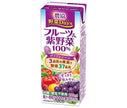 Snow Brand Megmilk Agricultural Cooperative Vegetable Days Fruit & Purple Vegetable 100% 200ml Paper Pack x 18 Bottles 