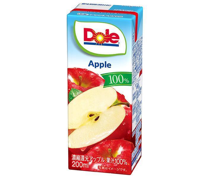 Snow Brand Megmilk Dole Apple 100% 200ml paper pack x 18 bottles 