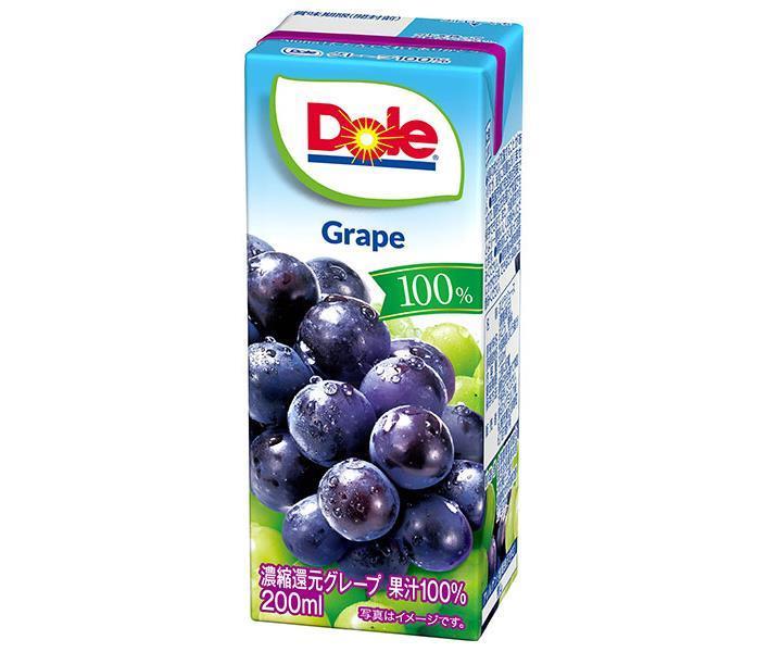 Snow Brand Megmilk Dole Grape 100% 200ml paper pack x 18 bottles 