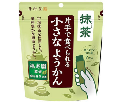 井村屋 片手で食べられる小さなようかん 抹茶 98g(14g×7本)×8袋入