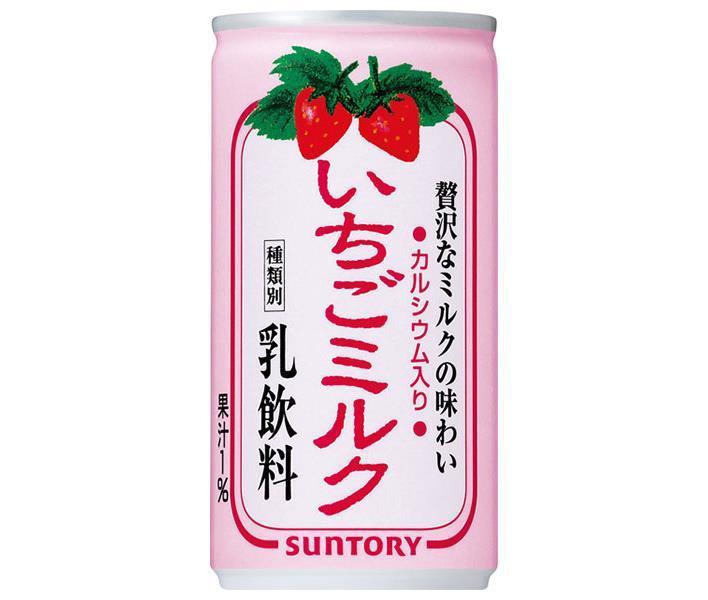 [11/25~ 10% OFF all products!!] Suntory Strawberry Milk 190g can x 30 cans