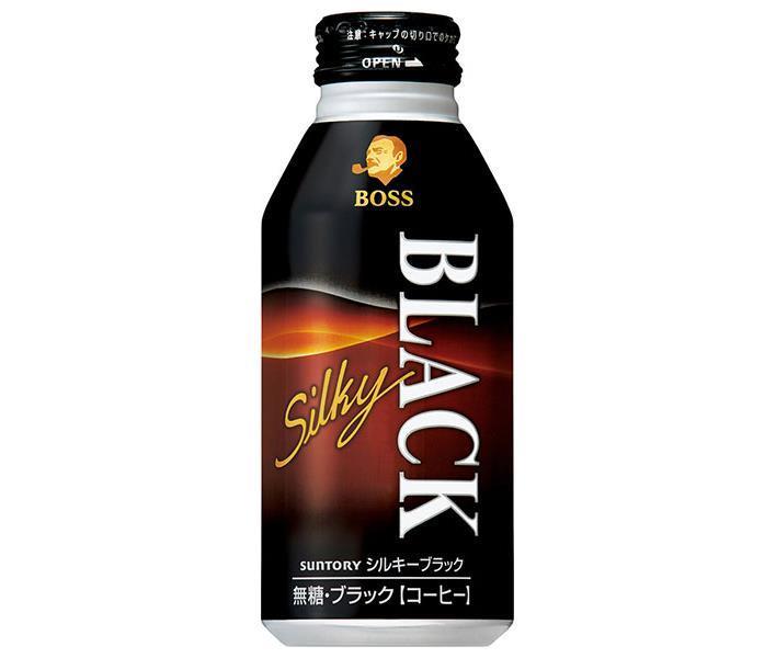 Suntory BOSS Silky Black 400g Bottle Can x 24 