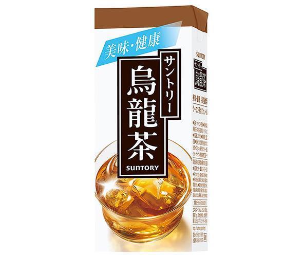 Suntory Oolong Tea 250ml paper pack x 24 bottles 