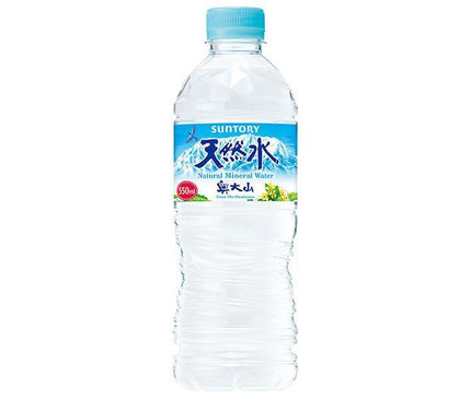 Suntory Natural Mineral Water [for Vending Machines] 550ml PET Bottle x 24 