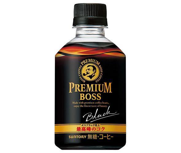 Suntory Premium Boss Black [pour distributeurs automatiques] bouteilles en plastique de 285 ml x 24 pièces 