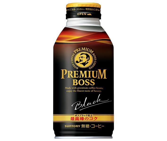 Suntory Premium Boss Black 390g Bottle Can x 24 