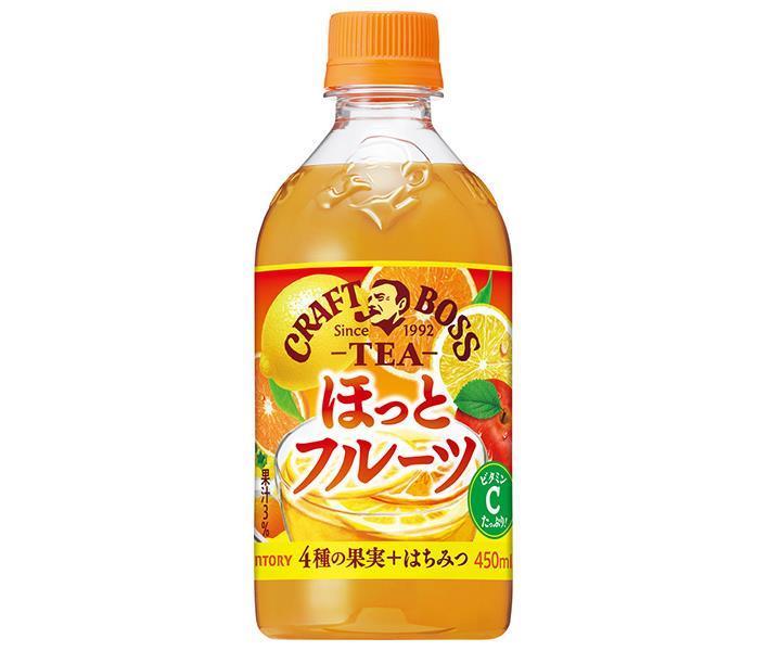 Suntory [For HOT] Craft Boss Special Apple Tea Bouteille en plastique de 450 ml x 24 pièces