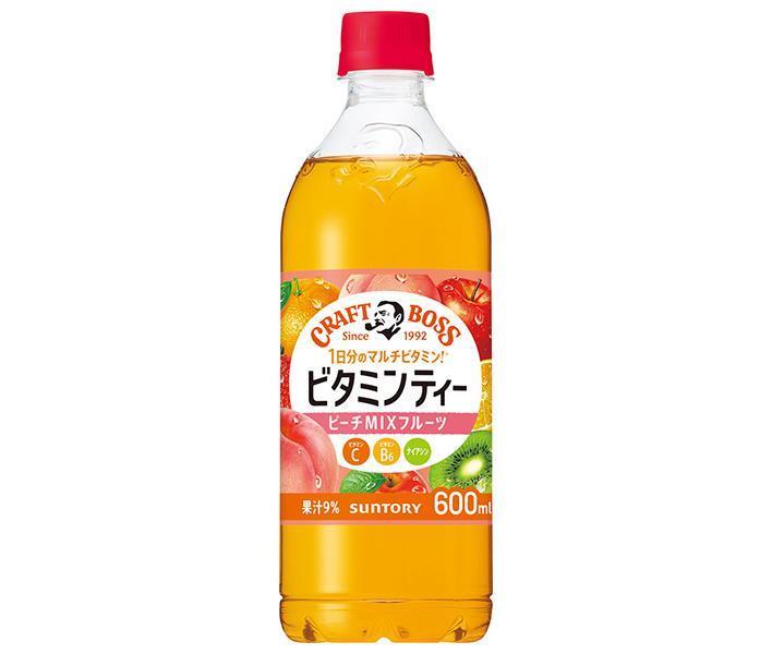 Suntory Craft Boss Vitamin Tea 600ml PET bottle x 24 bottles 