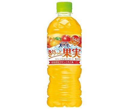 [11/25~ 10% off all products!!] Suntory Suntory Tennensui Kiritto Fruit Orange & Mango [for vending machines] 540ml PET bottle x 24 bottles