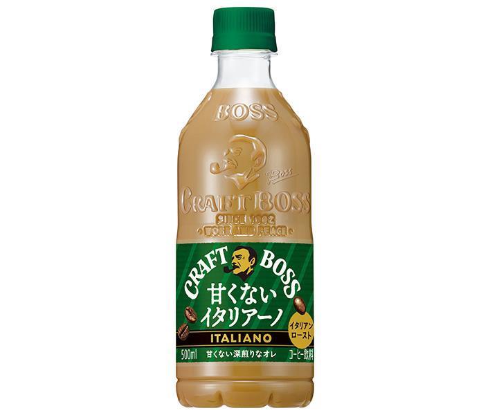 Suntory Craft Boss Unsweetened Italiano 500ml PET bottle x 24 bottles 