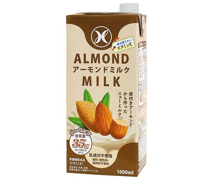 九州乳業 アーモンドミルク 1000ml紙パック×6本入【日本出荷】