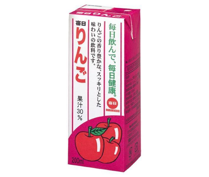 Mainichi Milk, Mainichi Apple, 200ml paper carton x 24 