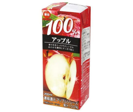 毎日牛乳 毎日 100％アップル 200ml紙パック×24本入