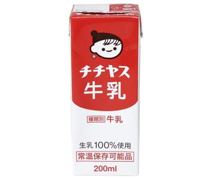 Chichiyasu Chichiyasu Milk 200ml Paper Pack x 24 