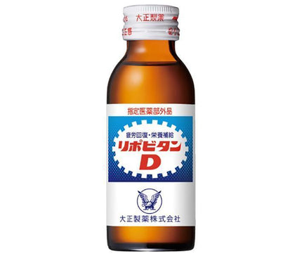 Taisho Pharmaceutical Lipovitan D 100ml bottle x 50 bottles 