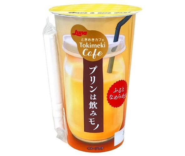日本ルナ ときめきカフェ プリンは飲みモノ 180g×12本入【日本出荷】