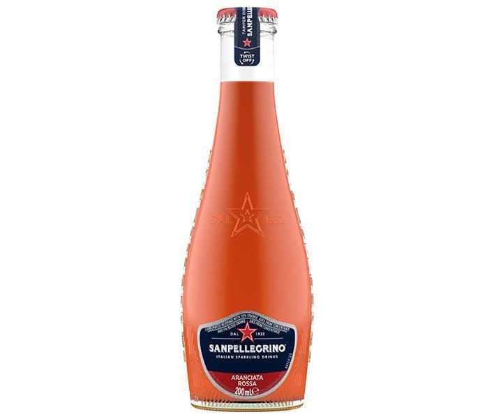 Commerce Japon-France San Pellegrino Boisson Pétillante Italienne Aranciata Rossa (Orange Sanguine) Bouteille de 200 ml x 24 bouteilles 