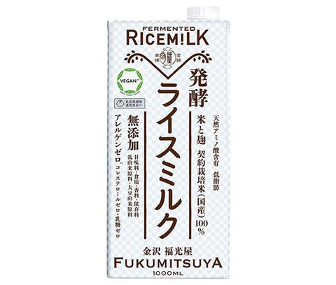 Fukumitsuya Fermented Rice Milk 1000ml paper pack x 6 bottles 
