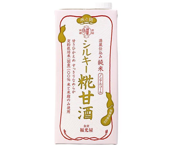 Fukumitsuya Brewery-Prepared Pure Rice Silky Koji Amazake 1000ml Paper Pack x 6 Bottles 