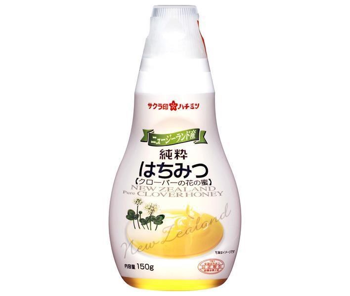 Kato Bee Garden Honpo Sakura Brand Pure Clover Honey from New Zealand 150g x 12 bottles 