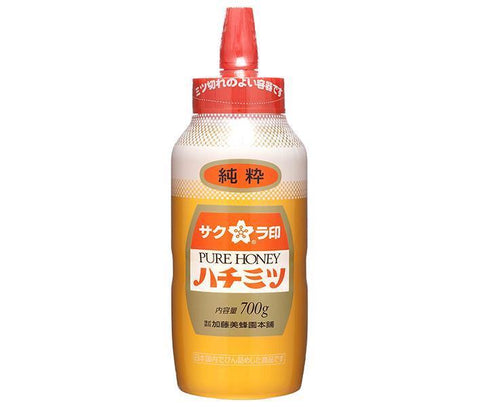 Kato Bee Garden Sakura Brand Pure Honey 700g x 12 bottles 
