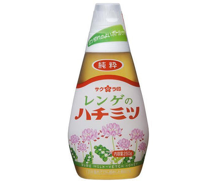 加藤美蜂園 サクラ印 純粋レンゲハチミツ 250g×12本入