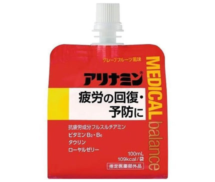 アリナミン製薬 アリナミン メディカルバランス グレープフルーツ風味 100mlパウチ×36本入