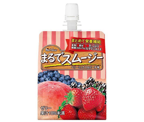 House Wellness - Marudare Smoothie - Berry Mix & Peach Flavor - 150g Pouch x 24 