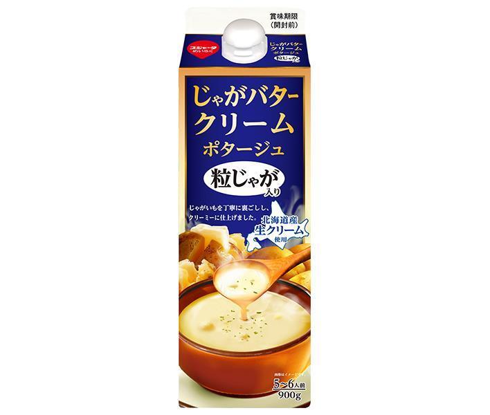 スジャータ じゃがバター クリームポタージュ 粒じゃが入り 900g紙パック×6本入【日本出荷】