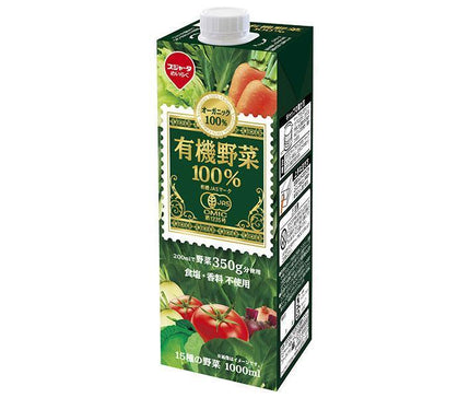 [11/25~ 10% OFF all products!!] Sujata 100% organic vegetables 1000ml paper pack x 6 bottles