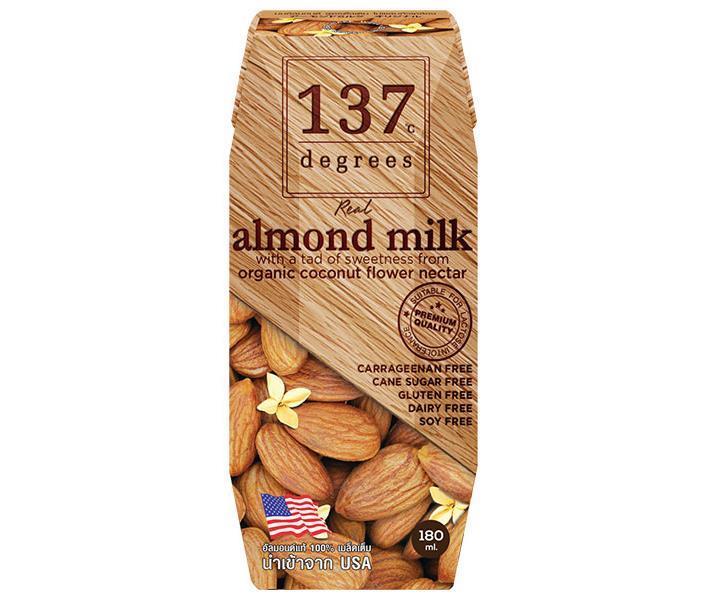 [11/25~ 10% OFF all products!!] HARUNA 137 Degrees Almond Milk Original 180ml paper pack x 36 bottles